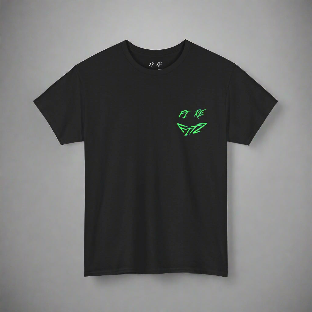 Fire Fitz - T-Shirt - BLack/Green