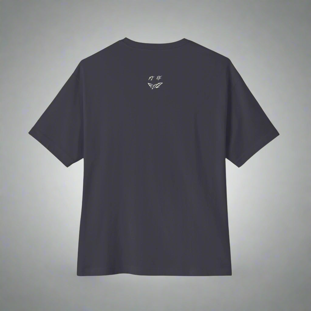 Jacked Cat - Oversized T-Shirt - Dark Grey