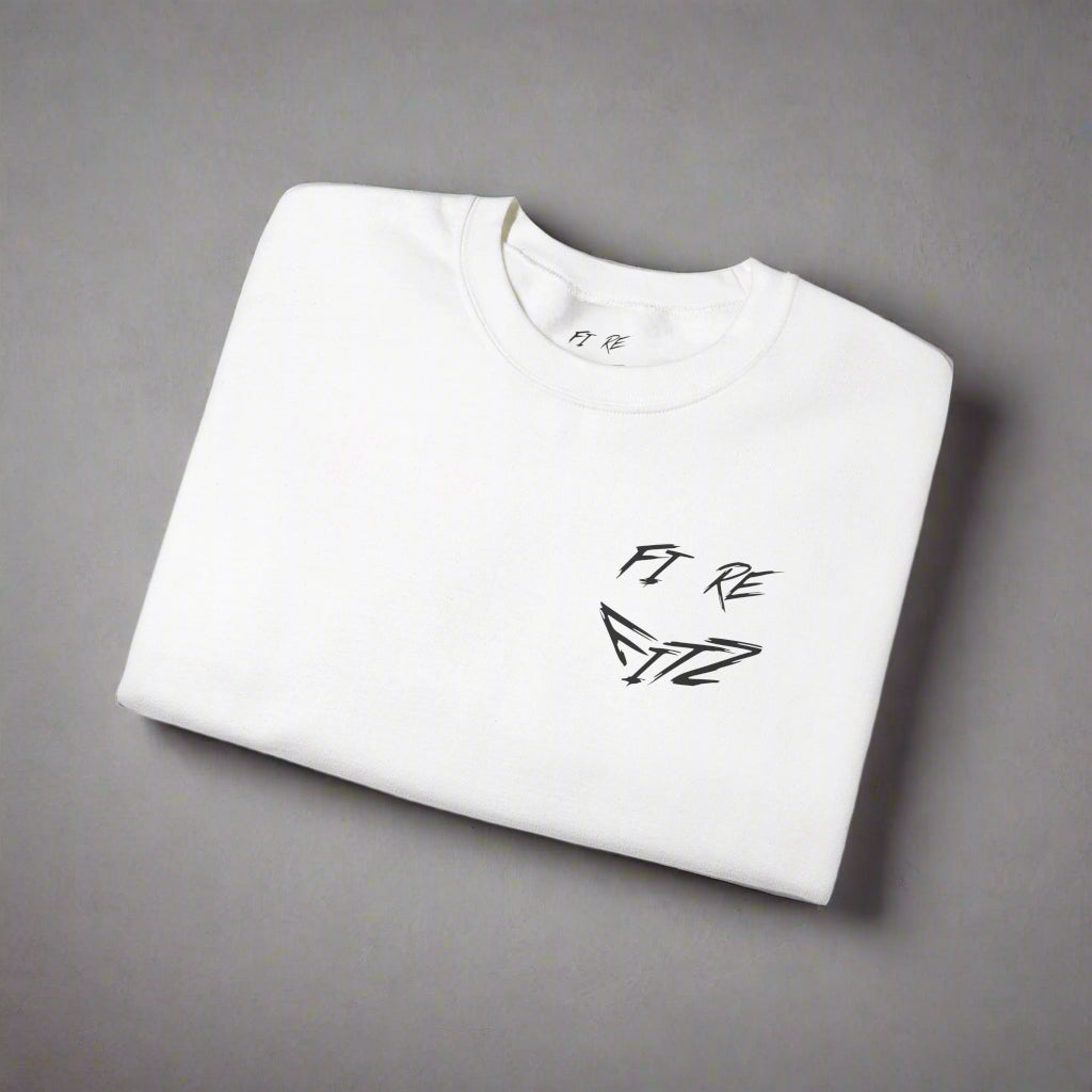 Fire Fitz - Crewneck Sweatshirt - White