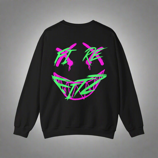 Fire Fitz Rebel - Crewneck Sweatshirt - Black