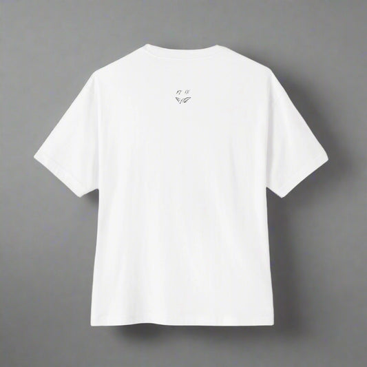 Jacked Cat - Oversized T-Shirt - White