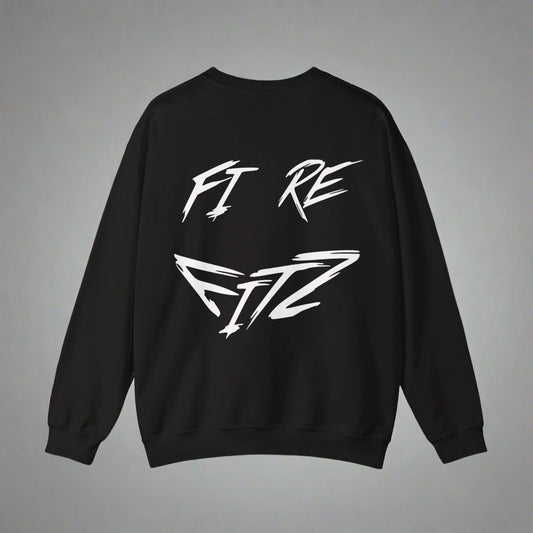 Fire Fitz - Crewneck Sweatshirt - Black